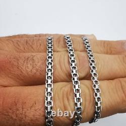 Collier chaîne de bijoux anciens en argent sterling 925 signé 11,71g