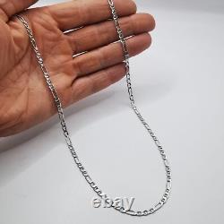 Collier chaîne en argent sterling 925 vintage magnifique, signé, 11,04 g