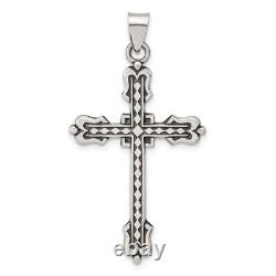 Collier croix en argent sterling 925 vintage