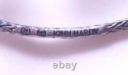 Collier d'Affirmation en Cristal avec Chaîne en Argent Sterling Vintage John Hardy 18