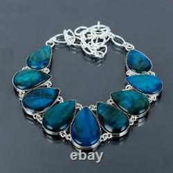 Collier en argent avec pierre de labradorite - Collier en argent sterling 925 avec labradorite