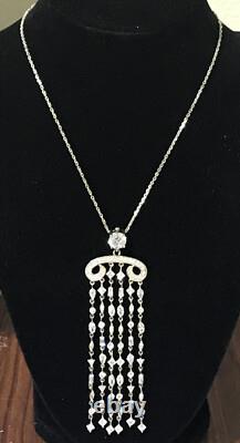 Collier en argent sterling 925 vintage avec pendentif 20 Italie bijou pour femmes dames