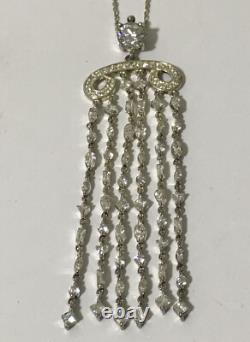 Collier en argent sterling 925 vintage avec pendentif 20 Italie bijou pour femmes dames