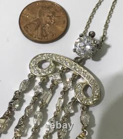 Collier en argent sterling 925 vintage avec pendentif 20 Italie bijou pour femmes dames