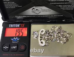 Collier en argent sterling 925 vintage avec pendentif 20 Italie bijou pour femmes dames