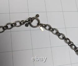 Collier en perles de turquoise en argent sterling vintage à 3 brins, bijou en pierres précieuses 24