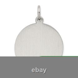 Collier vintage en argent sterling 925 avec pendentif de saint Florian