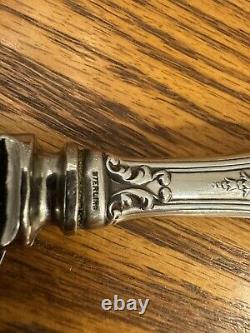 Couteau de mariage en argent sterling vintage (lame de 7 3/4)