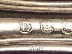 Couteau et fourchette de service en argent sterling 925 en bon état vintage Poids 188 grammes