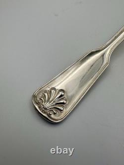 Cuillère à dessert / cuillère à soupe ovale Vintage Tiffany Co Shell Thread Sans monogramme, disponible en 4 exemplaires