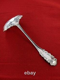 Cuillère à soupe Vintage Wallace 1895 Eugénie en argent sterling 8 1/2 pouces sans monogramme