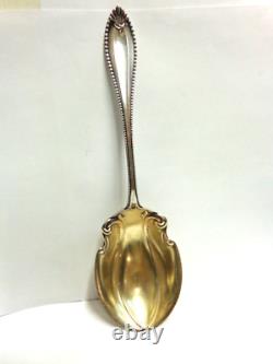 Cuillère de service en argent sterling vintage taille 9 en poids 67,9 grammes Cardova par Towle