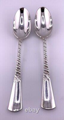 Cuillères à soupe coloniales Gorham en argent sterling vintage 1885 (2) 115,4G