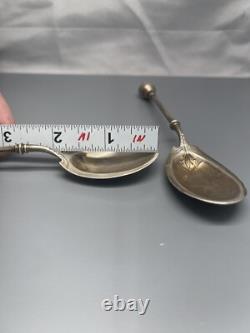 Cuillères en argent sterling Tiffany & Co Vintage Brevet 1863 Poids 42,7g