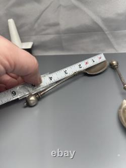 Cuillères en argent sterling Tiffany & Co Vintage Brevet 1863 Poids 42,7g