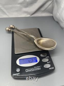 Cuillères en argent sterling Tiffany & Co Vintage Brevet 1863 Poids 42,7g