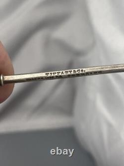 Cuillères en argent sterling Tiffany & Co Vintage Brevet 1863 Poids 42,7g