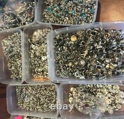 D 100 Gram Assortiment Sterling 925 Silver Ring Lot Vente En Gros Vintage-now