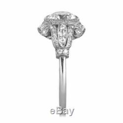 Engagement Edwardian Vintage Diamond Ring Art Deco Mariage Bague En Or 14k Plus