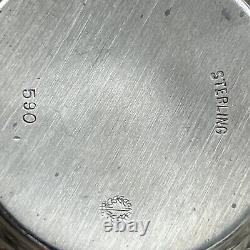 Ensemble de 12 plats à noix/beurre en argent sterling vintage, veuillez lire les détails.