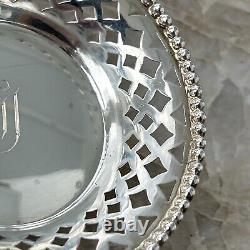 Ensemble de 12 plats à noix/beurre en argent sterling vintage, veuillez lire les détails.