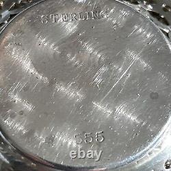 Ensemble de 12 plats à noix/beurre en argent sterling vintage, veuillez lire les détails.