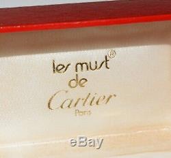 Femmes Must De Cartier Tank Vermeil Quartz! 925 Plaque Or Argent 366001