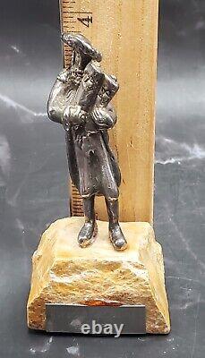 Figurine vintage en argent sterling 925 représentant les 10 commandements de Moïse par Isaac Jeheskel