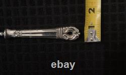 Fourchette à découper en argent sterling 925 Codan Mexique moderniste vintage.