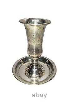 Gobelet vintage en argent sterling étoile de David judaïque verre à shot coupe kiddush