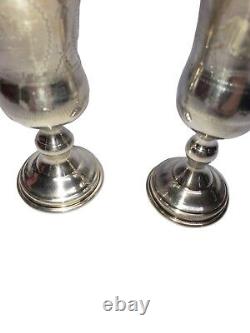 Gobelet vintage en argent sterling étoile de David judaïque verre à shot coupe kiddush