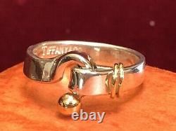 Gold & Sterling Silver Ring Designer Vintage Tiffany & Signée Par La Succession Co