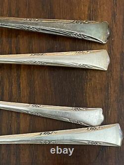 Gorham Greenbrier Sterling Argent Flatware 5 Pièces Place Setting 1938 Vintage