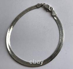 Joaillerie vintage en Italie Bracelet élégant en argent sterling 925 Poids 4,5 gr