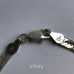 Joaillerie vintage en Italie Bracelet élégant en argent sterling 925 Poids 4,5 gr