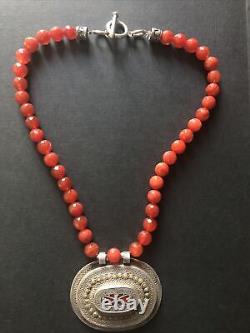 Les bijoux pour dames en argent sterling avec pendentif en chaîne Art Déco