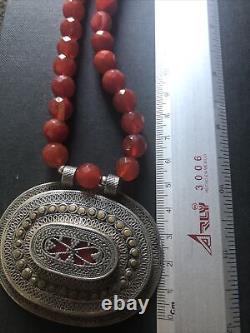 Les bijoux pour dames en argent sterling avec pendentif en chaîne Art Déco