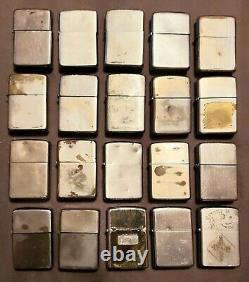 Lot Of 35 Vintage Full Size Zippo Lighters 1940s 1970s Sterling Silver Cases Lot Of 35 Vintage Full Size Zippo Lighters 1940s 1970s Sterling Silver Cases Lot Of 35 Vintage Full Size Zippo Lighters 1940s Sterling Silver Cases Lot Of 35 Vintage Full Size