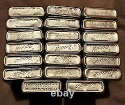 Lot Of 35 Vintage Full Size Zippo Lighters 1940s 1970s Sterling Silver Cases Lot Of 35 Vintage Full Size Zippo Lighters 1940s 1970s Sterling Silver Cases Lot Of 35 Vintage Full Size Zippo Lighters 1940s Sterling Silver Cases Lot Of 35 Vintage Full Size