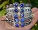 Lot De 100 Pi&egrave;ces De Bracelets De Manche En Lapis Lazuli, Bijoux Ethniques Faits &agrave; La Main Pour Femme