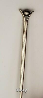 Louche petite en argent sterling vintage unique faite à la main (#773)