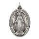 Médaille Miraculeuse De La Vierge Marie Bénie En Argent Sterling 925 Vintage