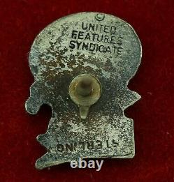 Nasa Snoopy Tie Tack Pin Apollo Space Flight Awareness Sterling Silver Vintage