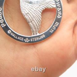 Ornement religieux vintage en argent sterling 925 Wallace Saint Esprit