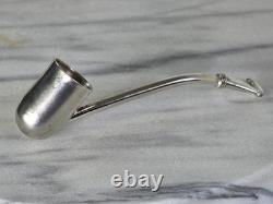 PIPE VINTAGE EN ARGENT STERLING MEXIQUE 420 Sherlock Trouvaille de Domaine Hippie