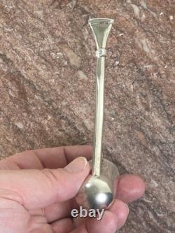 PIPE VINTAGE EN ARGENT STERLING MEXIQUE 420 Sherlock Trouvaille de Domaine Hippie
