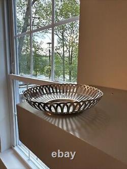Panier en argent sterling Vintage Whiting Co. Design 5 #3112 Initiales gravées
