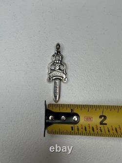 Pendentif Grand Dague Chrome Hearts Argent Sterling 925