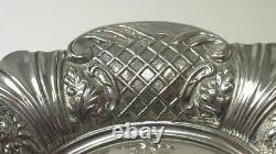 Plat à bonbons en argent sterling vintage (6 x 5) poinçonné 1967 (86g)