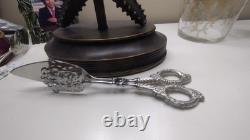 Serveur de gâteaux pâtisserie italien Ambassadeur. Poignée en argent sterling 925 vintage